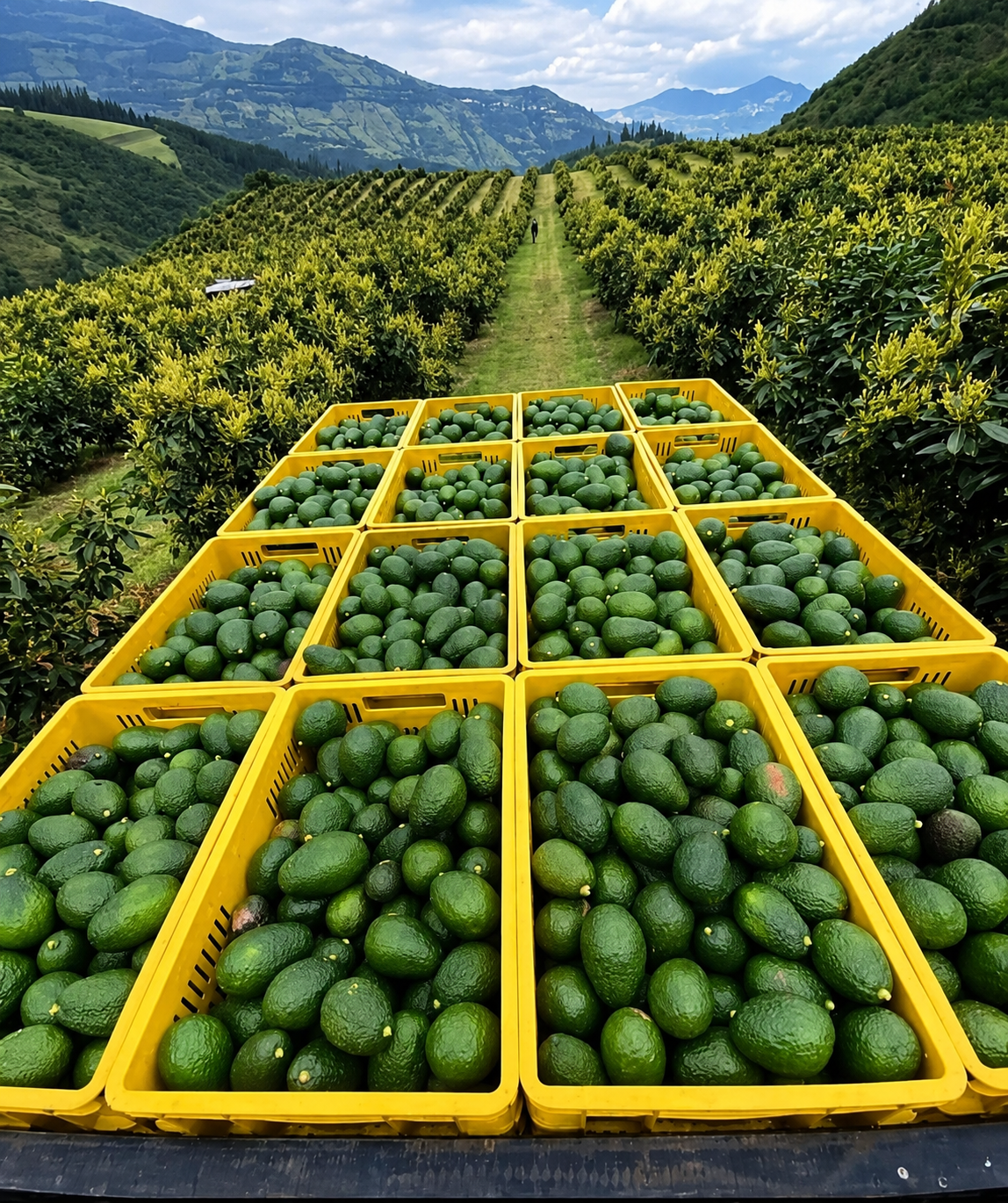 Premium Hass avocado orchard at Avomac Farm, Chipinge, Zimbabwe